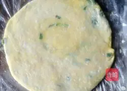 Illustration of how to make scallion pancakes 4