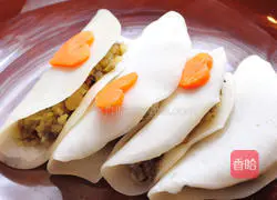 Illustration of how to make love mung bean cake 6