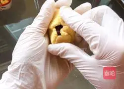 honey Illustration of how to make bean and pumpkin cake 13