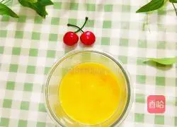 Illustration of how to make baby food supplement, loofah and egg cake 3