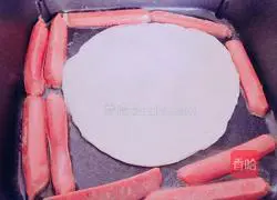 Illustration of making hand cake 4