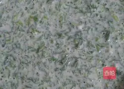 Illustration of how to make fennel seedling pancakes 3