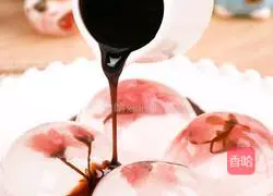 High-looking Japanese traditional snack Shui Shingen Illustration of making pancakes in 6 steps 6