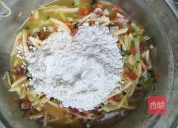 Potatoes Illustration of making assorted sausage cakes 5