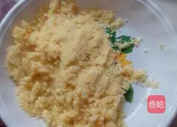 Illustration of how to make mung bean cake 1