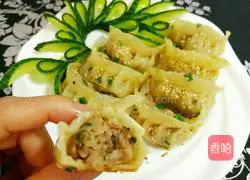 Illustration of making fried dumplings with electric pan 10
