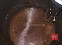 Cocoa Cream Square Cake Recipe Illustration 3