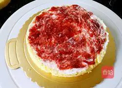 Cherry Cream Naked Cake Recipe Illustration 5