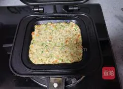 Vegetable Oatmeal Breakfast Cake (Kuaishou Energy Breakfast) Recipe Illustration 12