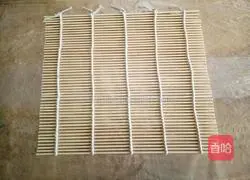 Illustration of how to make flavored sushi 3