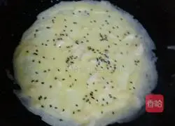 Black sesame egg pancake recipe 5