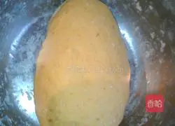 Illustration of how to make pumpkin pie with bean paste filling 4