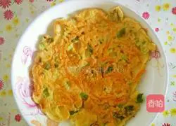 Carrot Egg Illustration of how to make cakes 10