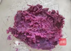 Purple sweet potato yogurt glutinous rice cake recipe 2