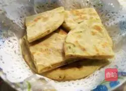 Illustration of how to make scallion pancakes 11