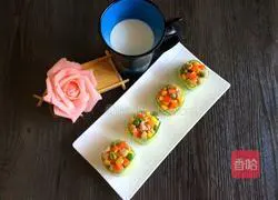 Illustration of how to make warship sushi 6