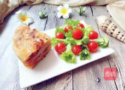 Illustration of how to make hot scallion pancake 25