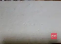 Illustration of making dough scallion pancake 3