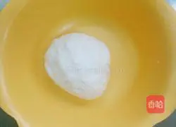 Illustration of making hand cake 2