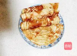 Illustration of how to make corn flour pancakes (tanhuang'er) 12