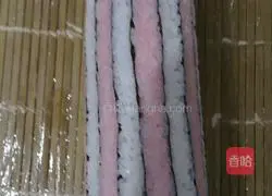 Illustration of how to make wheel sushi 7