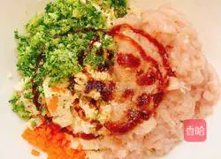 Illustration of how to make tofu chicken cake 2