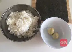 Illustration of how to make duck sushi 1