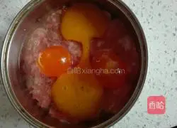 Illustration of how to make meatloaf and steamed eggs 2