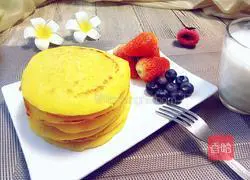 Illustration of how to make egg cornmeal cake 9