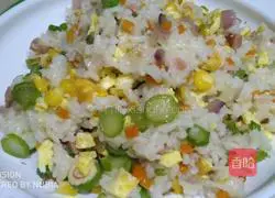 Illustration of how to make sushi fried rice rolls 4