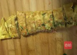 Vegetable egg pancake recipe 7