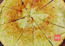 Illustration of how to make green egg pancakes 6