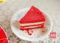 Red Velvet Cream Layer Cake Recipe Illustration 15