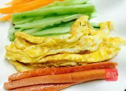 Illustration of how to make sushi 1