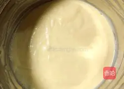 Illustration of how to make dragon fruit souffle waffles 12