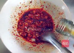 Illustration of making garlic sauce purslane cake 15