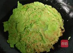 Spinach Juice Carrot Egg Pancake Recipe 4 