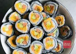 Illustration of how to make sushi at home 7