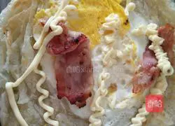 Illustration of how to make Taiwanese hand cakes 3