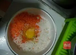 Sparse vegetables Illustration of how to make cakes 2