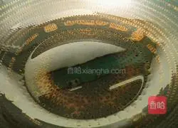 Illustration of how to make black rice and milk pancakes 8