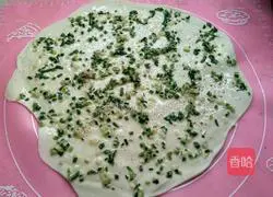 Illustration of how to make green onion cake 7