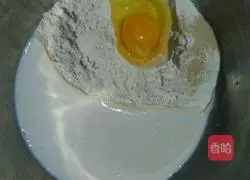 Illustration of how to make milk pancake 1