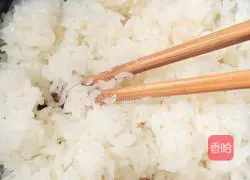 Illustration of how to make sushi 1