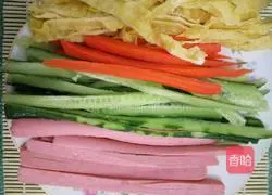 Illustration of how to make delicious sushi 1