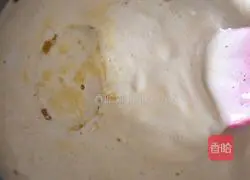 Illustration of how to make steamed cream fruit cake 7