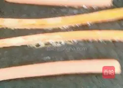 Illustration of how to make five-color sushi 5