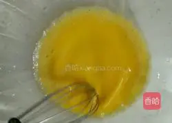 Illustration of how to make green onion egg pancake 2