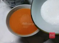 Carrot bean paste cake recipe 3