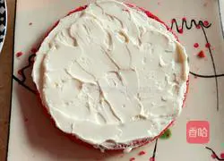 Red Velvet Cream Sandwich Cake Illustration 11